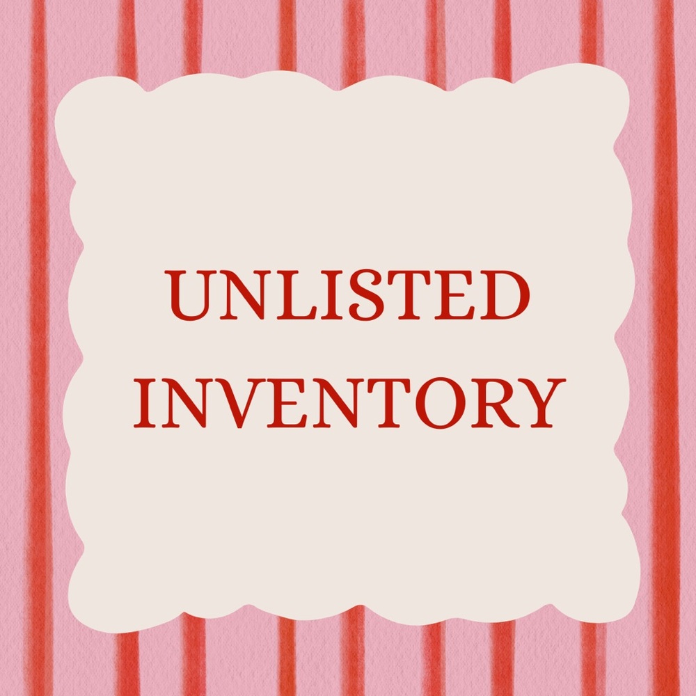 Unlisted Inventory For Posh Show